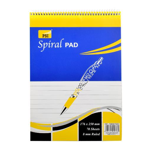 Psi Spiral Note Book 176x250Mm 70Sheets