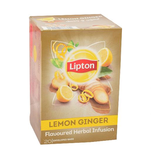 Lipton Herbal Infusion Lemon & Ginger 20 Tea Bags