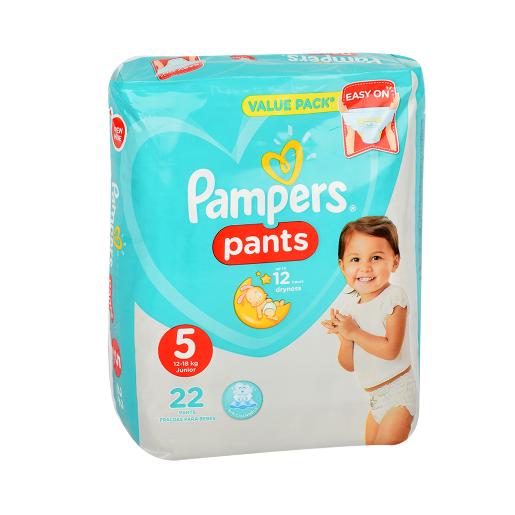 Pampers Diapers Pants Size 5 Carry Pack Junior 22pc