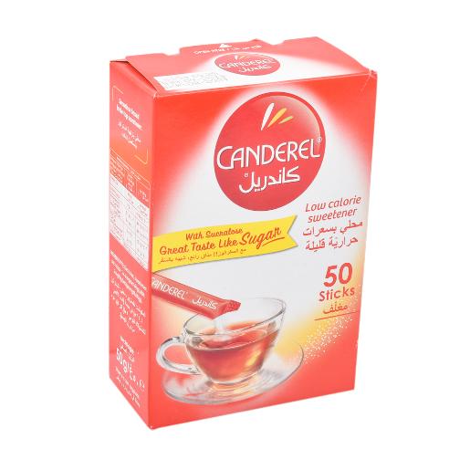 Canderel Sweetener Low Calorie Sticks 50's