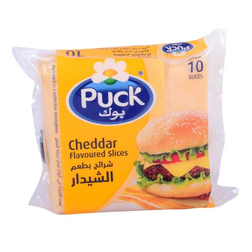 Puck 10 Slice Cheese Cheddar 200Gm