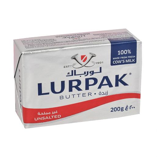 Lurpak Butter Unsalted 2x200gm 