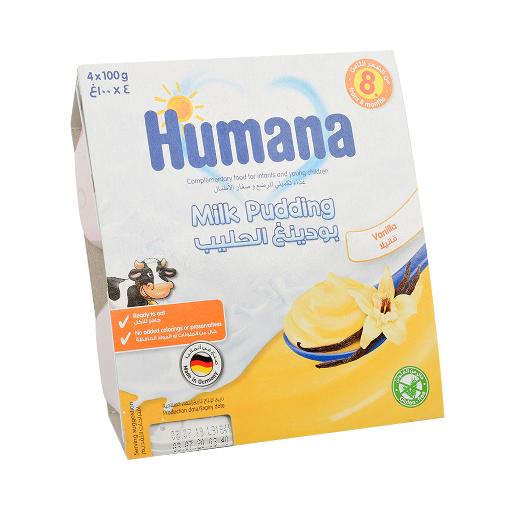 Humana Baby Pudding Vanilla 4 x 400g