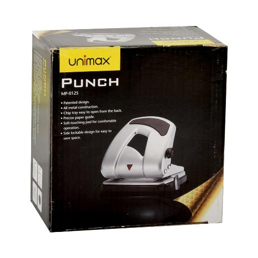 Unimax Hole Punch 25's Black
