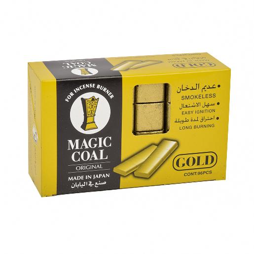 Magic Gold Coal For Incense Burner 96pc