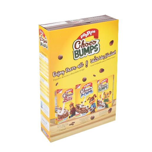 Poppins Breakfast Cereal Chocolate Bumps 500g