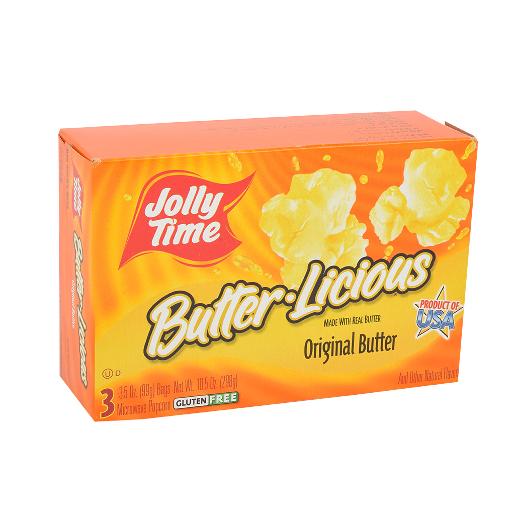 Jollytime Microwave Popcorn Butter 297g