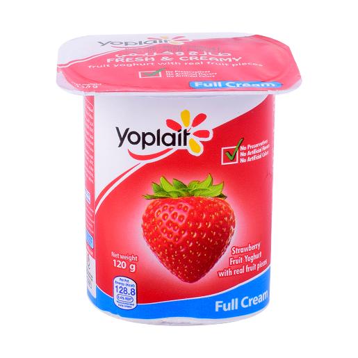 Yoplait Full Cream Yoghurt Strawberry 120g