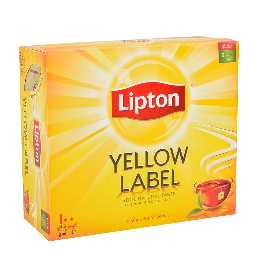 Lipton Yellow Label 100 Tea Bags 2g