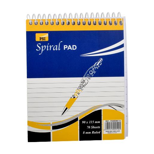 Psi Spiral Note Book 90x115Mm 70Sheets