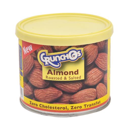 Crunchos Almond Roasted Can 100g
