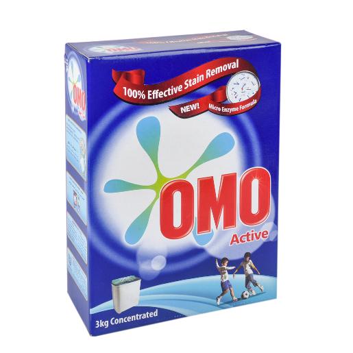 Omo Washing Powder Top Load Active 3kg