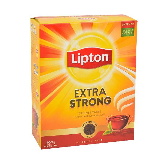 Lipton Extra Strong Black Tea Dust 400g