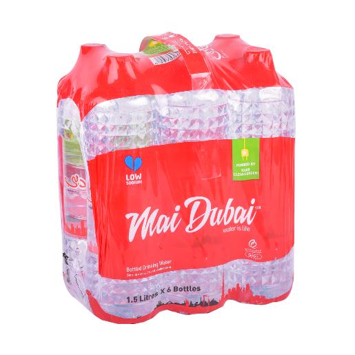 Mai Dubai Bottled Drinking Water 6 x 1.5Ltr