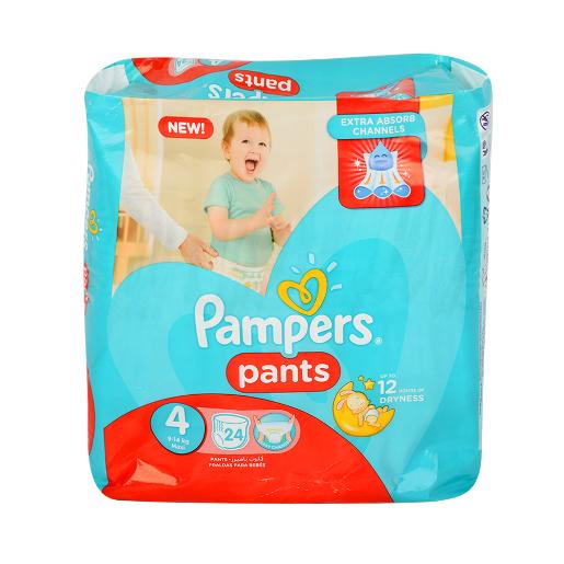 Pampers Diapers Pants Size 4 Carry Pack Maxi 24pcs
