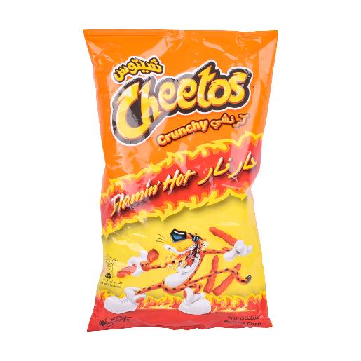 Cheetos Crunchy Flamin Hot Snacks 205gm