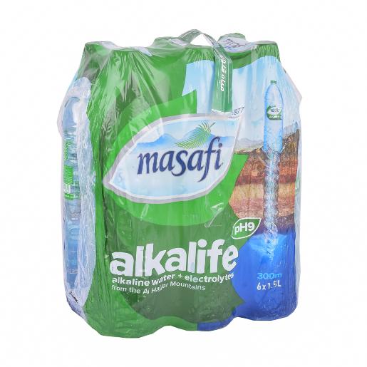 Masafi Mineral Water Alkalife PET 1.5Ltr
