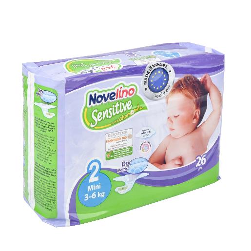 Novellino Diapers Sensitive Size 2 Mini 26pcs