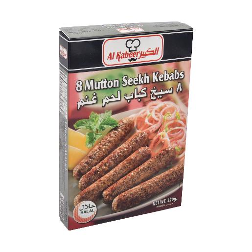 Al Kabeer Mutton Seekh Kababs 320g