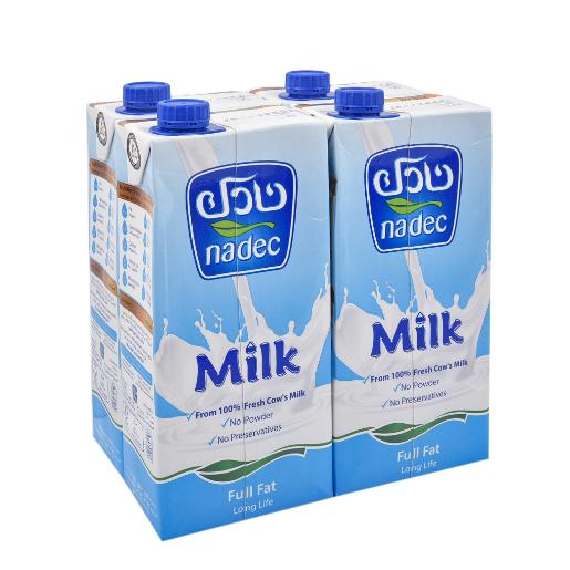 Nadec UHT Milk Full Cream 1Ltr