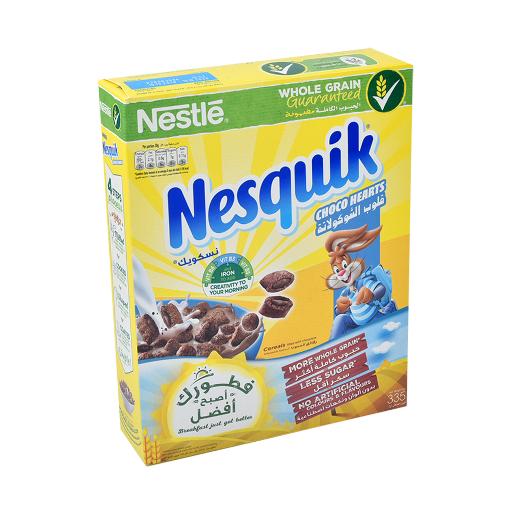 Nestle Nesquik Chocolate Hearts Cereals 335gm